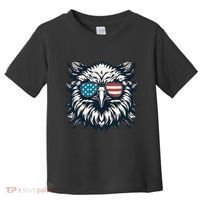 Bald Eagle American Usa 4th Of July Patriotic Funny Eagle Toddler T-Shirt thumb 0