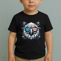 Bald Eagle American Usa 4th Of July Patriotic Funny Eagle Toddler T-Shirt thumb 2