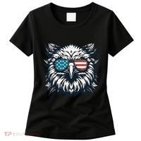 Bald Eagle American Usa 4th Of July Patriotic Funny Eagle Women's T-Shirt thumb 0