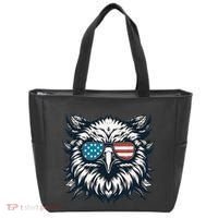 Bald Eagle American Usa 4th Of July Patriotic Funny Eagle Tote Bag thumb 0