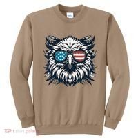 Bald Eagle American Usa 4th Of July Patriotic Funny Eagle Sweatshirt thumb 0