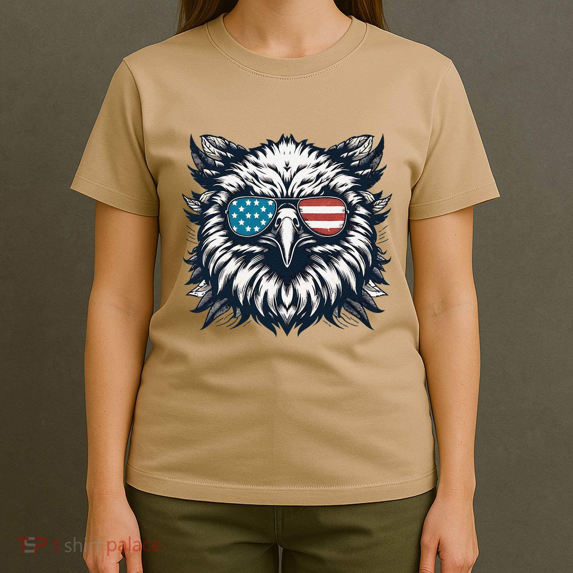 Bald Eagle American Usa 4th Of July Patriotic Funny Eagle T-Shirt