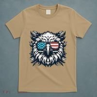 Bald Eagle American Usa 4th Of July Patriotic Funny Eagle T-Shirt thumb 5