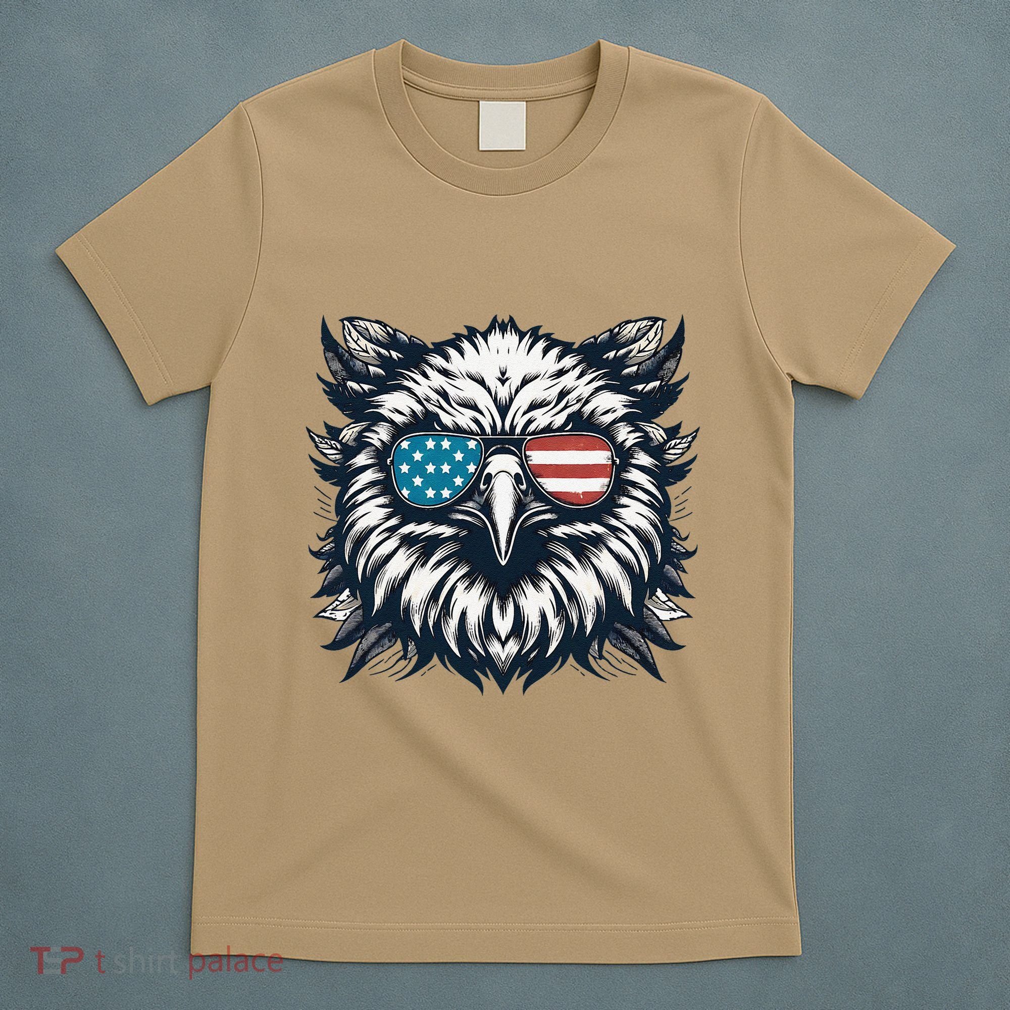 Bald Eagle American Usa 4th Of July Patriotic Funny Eagle T-Shirt