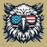 Bald Eagle American Usa 4th Of July Patriotic Funny Eagle Mousepad thumb 1