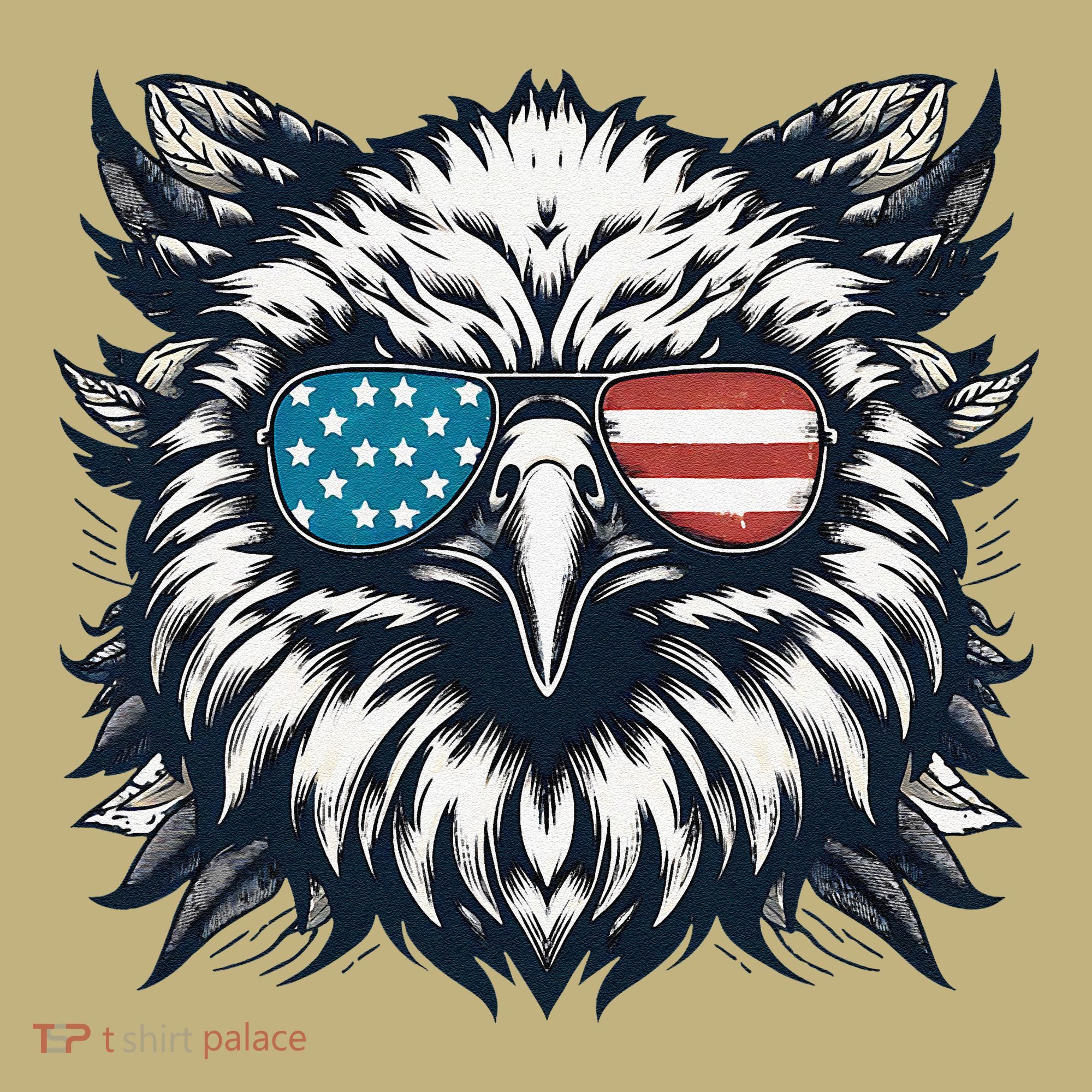Bald Eagle American Usa 4th Of July Patriotic Funny Eagle Mousepad