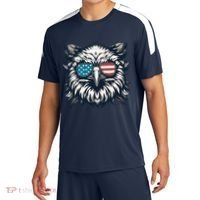 Bald Eagle American Usa 4th Of July Patriotic Funny Eagle Sport-Tek Competitor United Soccer Jersey thumb 0