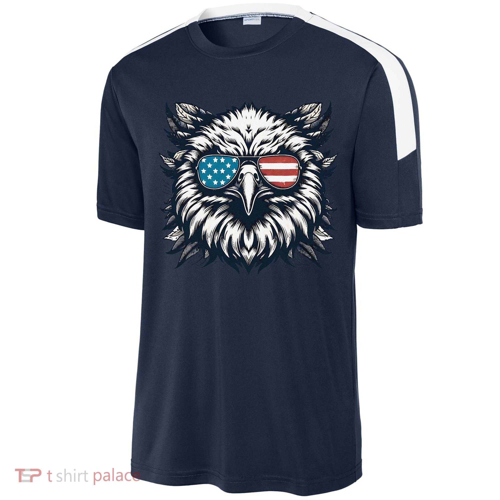 Bald Eagle American Usa 4th Of July Patriotic Funny Eagle Sport-Tek Competitor United Soccer Jersey
