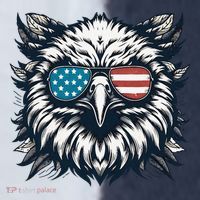 Bald Eagle American Usa 4th Of July Patriotic Funny Eagle Sport-Tek Competitor United Soccer Jersey thumb 4