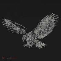 Beautiful Eagle American Bird Silhouette Flying Vintage Usa T-Shirt thumb 7