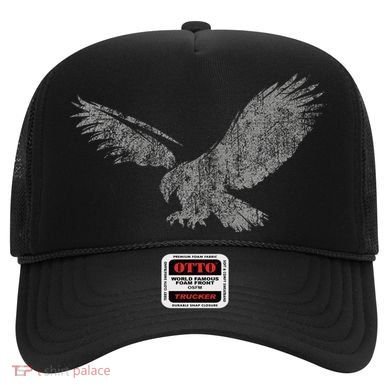 Beautiful Eagle American Bird Silhouette Flying Vintage Usa Hat