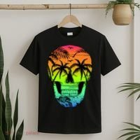 Beach Abstract Skull T-Shirt thumb 2