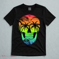 Beach Abstract Skull T-Shirt thumb 5