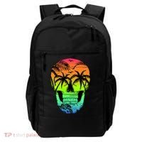Beach Abstract Skull Backpack thumb 0