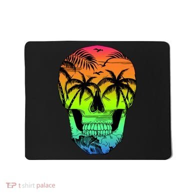 Beach Abstract Skull Mousepad