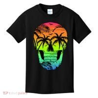 Beach Abstract Skull Kids T-Shirt thumb 0