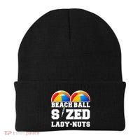 Beach Ball Sized Lady Nuts Lucille Baseball Bat Beanie thumb 0