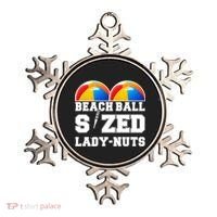 Beach Ball Sized Lady Nuts Lucille Baseball Bat Ornament thumb 0