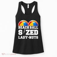 Beach Ball Sized Lady Nuts Lucille Baseball Bat Women's Tank Top thumb 0