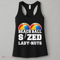 Beach Ball Sized Lady Nuts Lucille Baseball Bat Women's Tank Top thumb 3
