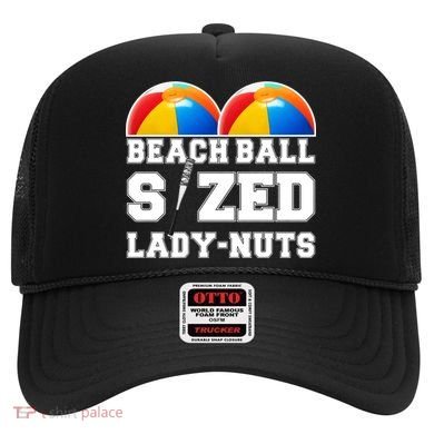 Beach Ball Sized Lady Nuts Lucille Baseball Bat Hat