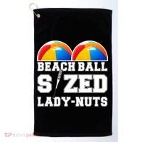 Beach Ball Sized Lady Nuts Lucille Baseball Bat Golf Towel thumb 0