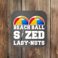 Beach Ball Sized Lady Nuts Lucille Baseball Bat Coaster thumb 0