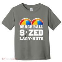 Beach Ball Sized Lady Nuts Lucille Baseball Bat Toddler T-Shirt thumb 0
