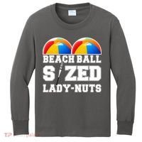 Beach Ball Sized Lady Nuts Lucille Baseball Bat Kids Long Sleeve Shirt thumb 0