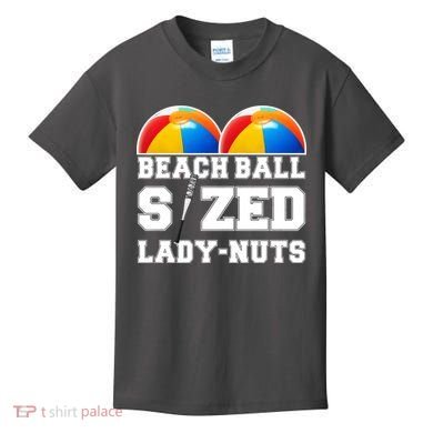 Beach Ball Sized Lady Nuts Lucille Baseball Bat Kids T-Shirt