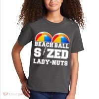 Beach Ball Sized Lady Nuts Lucille Baseball Bat Kids T-Shirt thumb 2