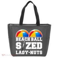 Beach Ball Sized Lady Nuts Lucille Baseball Bat Tote Bag thumb 0