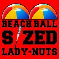 Beach Ball Sized Lady Nuts Lucille Baseball Bat Santa Hat thumb 1