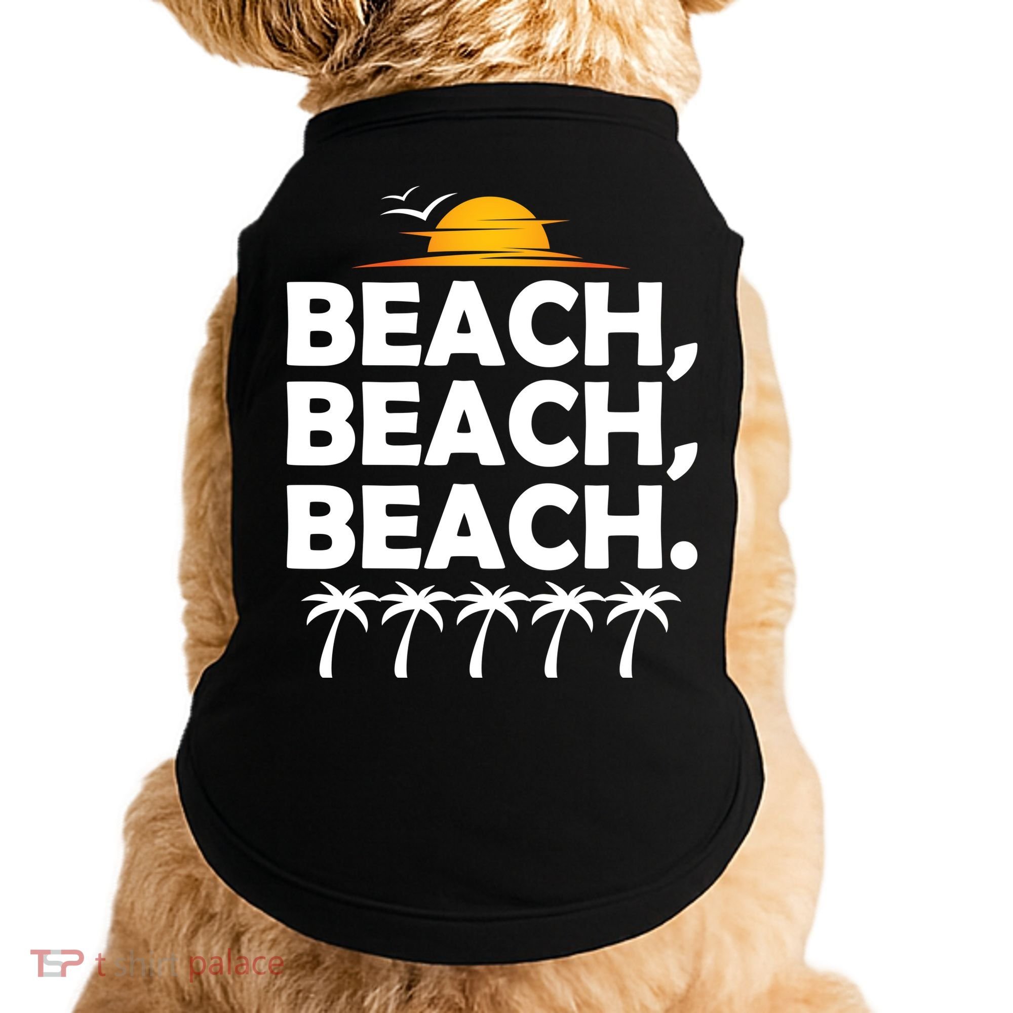 Beach Beach Beach Doggie Tank