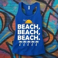 Beach Beach Beach Women's Tank Top thumb 3