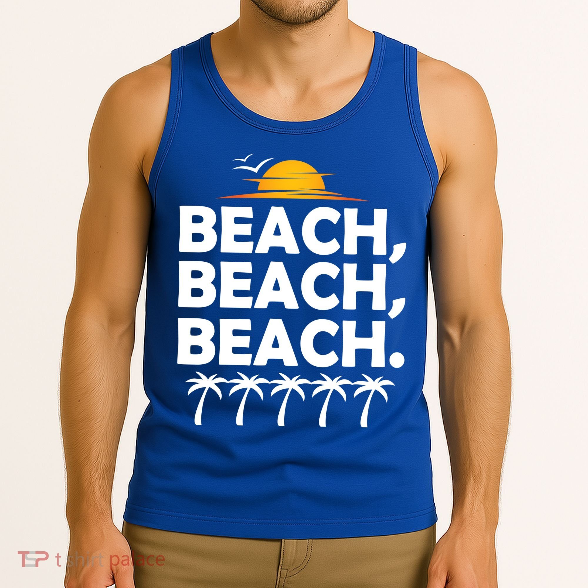 Beach Beach Beach Tank Top