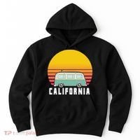 Beach Bum California Hippie Van Hoodie thumb 0