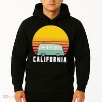 Beach Bum California Hippie Van Hoodie thumb 2