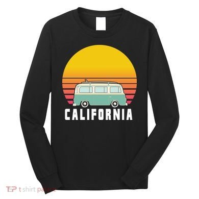 Beach Bum California Hippie Van Long Sleeve Shirt