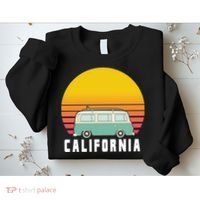Beach Bum California Hippie Van Sweatshirt thumb 2
