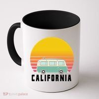 Beach Bum California Hippie Van Coffee Mug thumb 0