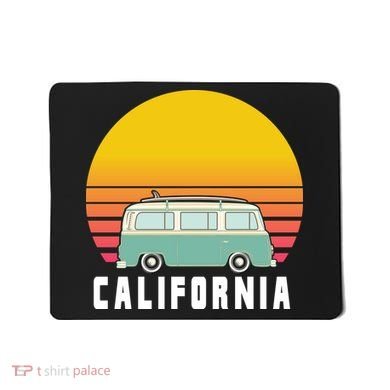 Beach Bum California Hippie Van Mousepad