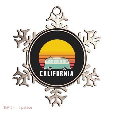Beach Bum California Hippie Van Ornament