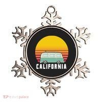 Beach Bum California Hippie Van Ornament thumb 0