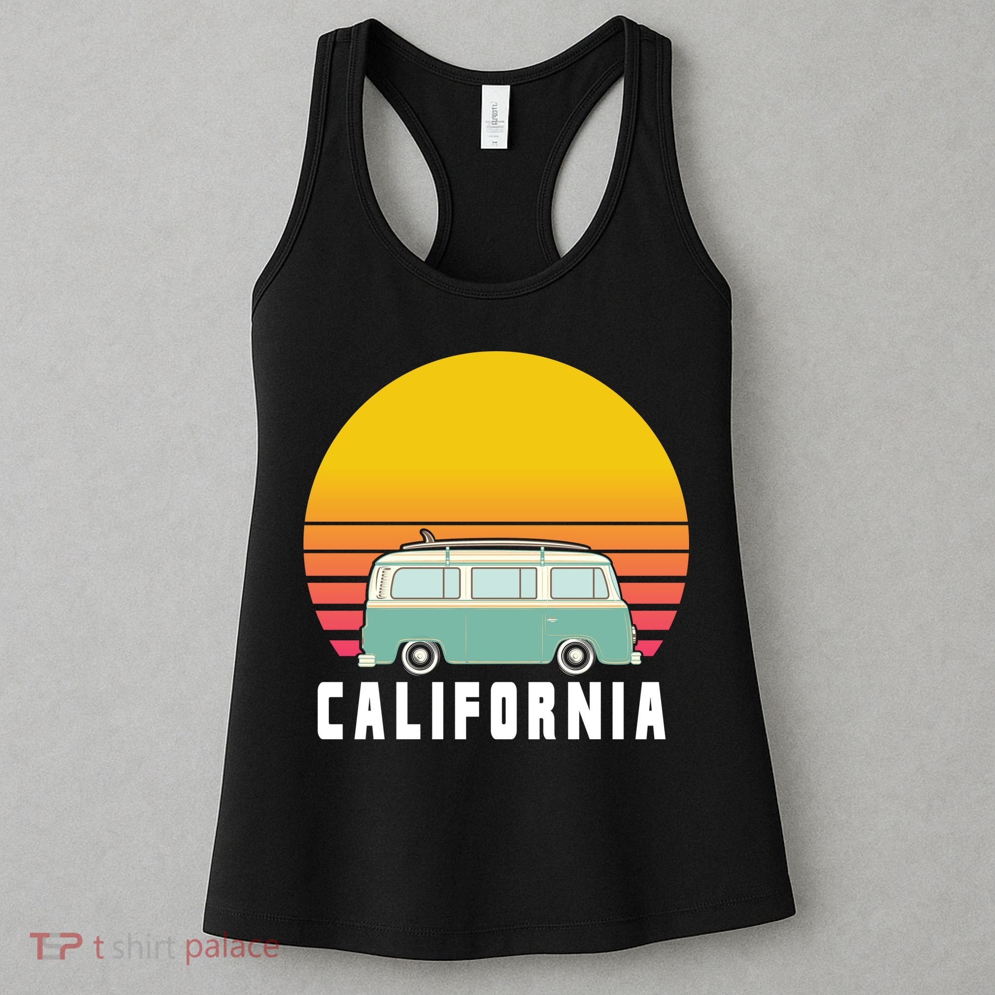 Beach Bum California Hippie Van Women's Tank Top
