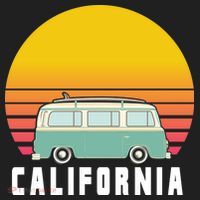 Beach Bum California Hippie Van Golf Towel thumb 3