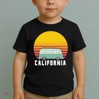 Beach Bum California Hippie Van Toddler T-Shirt thumb 2