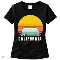 Beach Bum California Hippie Van Women's T-Shirt thumb 0