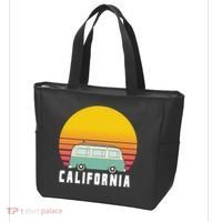 Beach Bum California Hippie Van Tote Bag thumb 3