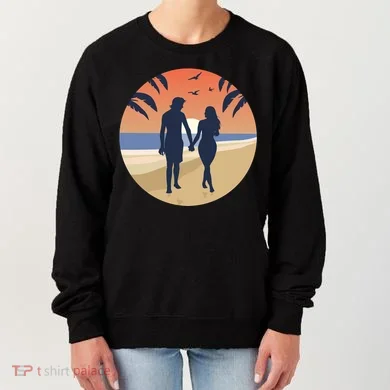 Beach Couple Women's Sweatshirt